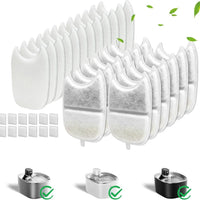 6/12PK Cat Fountain Filters & Sponges Replacement Kit